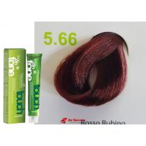 Безаміачна крем-фарба для волосся 5.66 Червоний рубін Nouvelle Touch, 60 мл