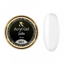 Акрил-гель для ногтей F.O.X Acryl gel Satin 001, 15 мл