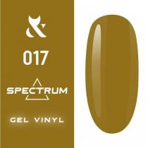 Гель-лак для ногтей F.O.X gel-polish gold Spectrum 017 горчичный, 7 мл