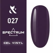Гель-лак для ногтей F.O.X gel-polish gold Spectrum 027 виноградный, 7 мл