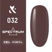 Гель-лак для ногтей F.O.X gel-polish gold Spectrum 032 шоколадно-сливовый, 7 мл