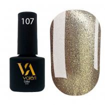 Гель-лак для ногтей 107 золото микроблог Color Valeri, 6 мл