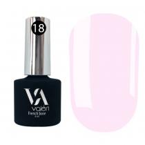 Базовое покрытие для ногтей 18 сиренево-розовый French Base Valeri, 6 мл