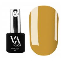 Базовое покрытие для ногтей 28 горчично-желтый Base Color Valeri, 6 мл