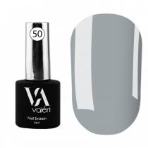 Базовое покрытие для ногтей 50 насыщенный серый Base Color Valeri, 6 мл