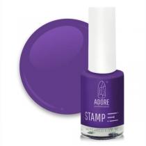 Лак для стемпінгу 09 фіолетовий Viola Stamp Adore, 7,5 мл
