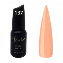 Гель-лак для нігтів 137 персиковий Color Edlen, 9 мл