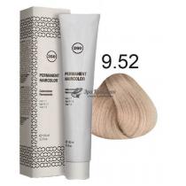 Стійка крем-фарба для волосся 9.52 дуже світлий блондин махагоново-фіолетовий 360 Colours, 100 мл