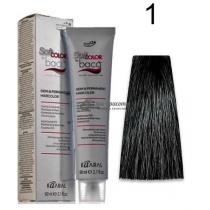 Стійка безаміачна фарба для волосся 1.0 чорний Baco Soft Color Kaaral, 60 мл