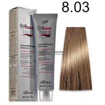 Стійка безаміачна фарба для волосся 8.03 натуральний світлий золотистий блондин Baco Soft Color Kaaral, 60 мл