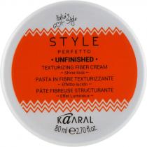 Волокниста текстуруюча паста для волосся Style Perfetto Unfinished Texturizing Fiber Cream Kaaral, 80 мл