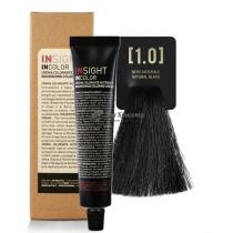 Крем-фарба для волосся 1.0 Натуральний чорний Incolor Insight, 100 мл