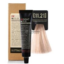 Крем-фарба для волосся 11.21 Платиновий райдужно-попелястий блондин Incolor Insight, 100 мл