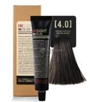Крем-фарба для волосся 4.0 Натуральний коричневий Incolor Insight, 100 мл