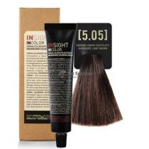 Крем-фарба для волосся 5.05 Шоколадний світло-коричневий Incolor Insight, 100 мл
