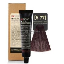 Крем-фарба для волосся 5.77 Глибокий фіолетовий світло-коричневий Incolor Insight, 100 мл