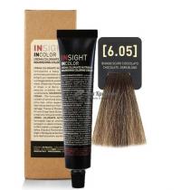 Крем-фарба для волосся 6.05 Шоколодний темний блондин Incolor Insight, 100 мл