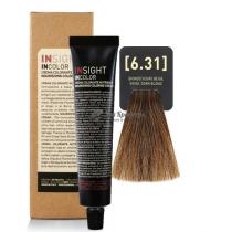 Крем-фарба для волосся 6.31 Бежевий темний блондин Incolor Insight, 100 мл