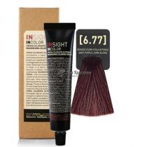 Крем-фарба для волосся 6.77 Глибокий фіолетовий темний блондин Incolor Insight, 100 мл