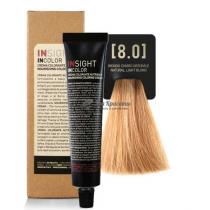 Крем-фарба для волосся 8.0 Натуральний світлий блондин Incolor Insight, 100 мл