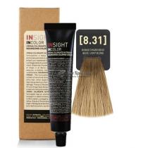 Крем-фарба для волосся 8.31 Бежевий світлий блондин Incolor Insight, 100 мл
