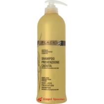 Шампунь проти випадіння волосся Placenta + Pantenol Prevenzione Shampoo Black Professional Parisienne, 500 мл