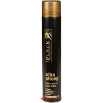 Лак для волосся ультра сильної фіксації із захистом від вологості (золотий) Gold Black Professional, 500 мл