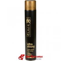 Лак для волосся ультра сильної фіксації Ultra Strong (fixing 5) Black Professional, 750 мл