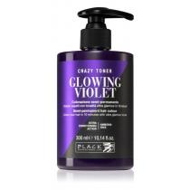 Тонер для волосся Сяючий Фіолетовий Clowing Violet Crazy Toner Black Professional, 300 мл