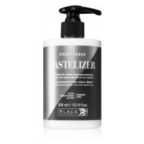 Напівперманентний розчинник кольору для волосся Pastelizer Crazy Toner Black Professional, 300 мл