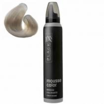 Кольоровий мус для волосся Сріблястий Color Mousse Black Professional, 200 мл
