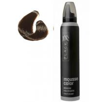 Кольоровий мус для волосся Темний коричневий Color Mousse Black Professional, 200 мл