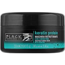 Маска реструктуруюча для пошкодженого волосся Keratin Protein Mask Black, 250 мл