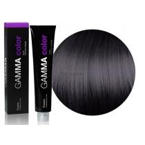 Стійка крем-фарба для волосся Gamma Color Erayba 1/00 ​​Чорний, 100 мл