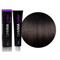 Стійка крем-фарба для волосся Gamma Color Erayba 4/00 Каштановий, 100 мл