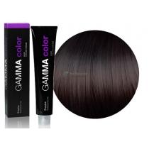 Стійка крем-фарба для волосся Gamma Color Erayba 4/65 Махагон коричневий каштановий, 100 мл
