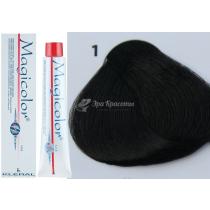 Стійка фарба для волосся Magicolor Kleral System 1 Чорний, 100 мл