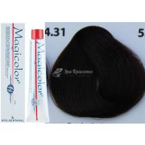 Стійка фарба для волосся Magicolor Kleral System 4.31 гіркий шоколад, 100 мл