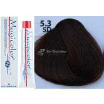 Стійка фарба для волосся Magicolor Kleral System 5.3 Світло-золотистий каштан, 100 мл