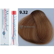 Стійка фарба для волосся Magicolor Kleral System 9.32 Світло-бежевий райдужний блонд солод, 100 мл