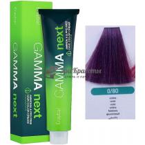 Безаміачна крем-фарба для волосся 0/80 Фіолетовий Gamma Next Erayba, 100 мл