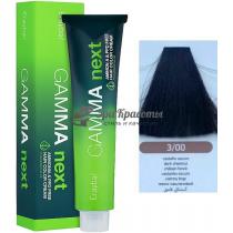 Безаміачна крем-фарба для волосся 3/00 Натуральний темно-каштановий Gamma Next Erayba, 100 мл