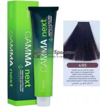 Безаміачна крем-фарба для волосся 4/65 Коричневий махагон темно-каштановий Gamma Next Erayba, 100 мл