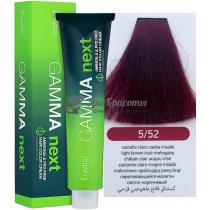 Безаміачна крем-фарба для волосся 5/52 Переливчастий махагон світло-каштановий Gamma Next Erayba, 100 мл