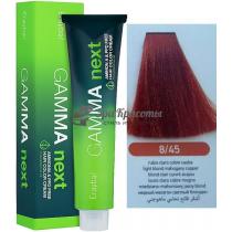 Безаміачна крем-фарба для волосся 8/45 Мідний махагон світло-русявий Gamma Next Erayba, 100 мл
