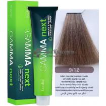 Безаміачна крем-фарба для волосся 9/12 Дуже світлий блонд ірис попелястий Gamma Next Erayba, 100 мл