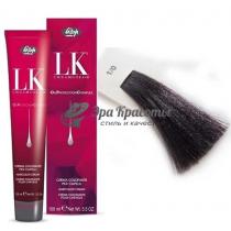 Крем-фарба для волосся 1/0 чорний LK OPC Lisap, 100 мл