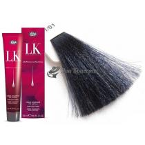Крем-фарба для волосся 1/01 синяво-чорний LK OPC Lisap, 100 мл
