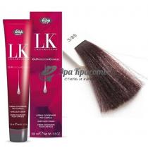 Крем-фарба для волосся 3/85 темний шатен фіолетово-червоний LK OPC Lisap, 100 мл