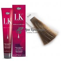 Крем-фарба для волосся 6/26 темний блондин попелясто-мідний LK OPC Lisap, 100 мл